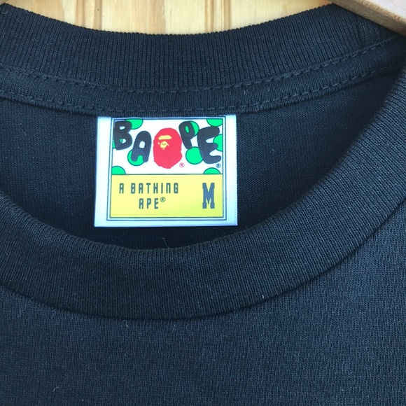 NEW Men’s A Bathing Ape Chocolate T-Shirt - Picture 4 of 6